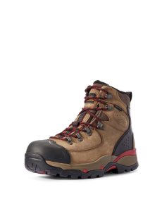 Bottes Imperméables Ariat Endeavor 6' Travail Marron Clair Grise Marron | 214906HZG