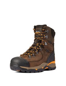 Bottes Imperméables Ariat Endeavor 8' Carbon Embout Travail Chocolat Marron | 720893RSB