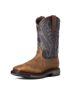 Bottes Imperméables Ariat WorkHog XT VentTEK Travail Marron | 716094AQH