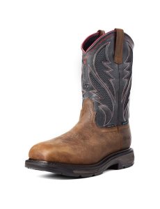 Bottes Imperméables Ariat WorkHog XT VentTEK Carbon Embout Travail Marron | 864170VFE