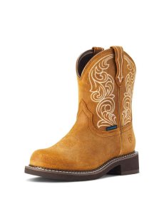 Bottes Western Ariat Fatbaby Heritage Imperméables Marron | 476025TFP