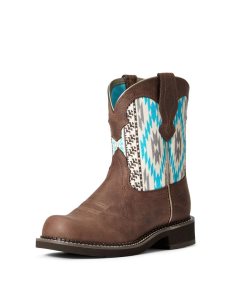 Bottes Western Ariat Fatbaby Heritage Twill Multicolore | 430615KBJ