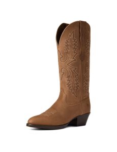 Bottes Western Ariat Heritage Elastic Larges Calf Marron | 843765OTY