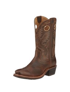 Bottes Western Ariat Heritage Roughstock Marron | 601985QMJ