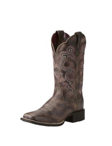 Bottes Western Ariat Quickdraw Chocolat | 642015ZUL