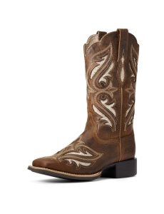 Bottes Western Ariat Round Up Bliss Marron | 243971BJR