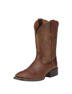 Bottes Western Ariat Sport Larges Square Embout Marron | 782653EAO