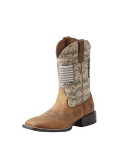 Bottes Western Ariat Sport Patriot Marron | 927846UVS