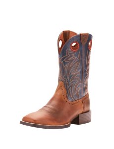 Bottes Western Ariat Sport Sidebet Marron | 437869DUN