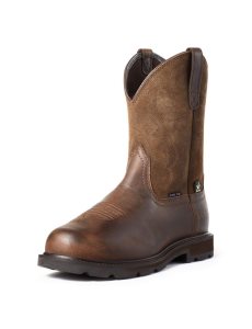 Bottes de Travail Ariat Groundbreaker MetGuard Steel Embout Marron | 952074ZOE