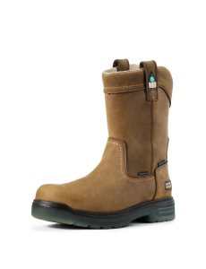 Bottes de Travail Ariat Turbo Pull-On CSA Imperméables Carbon Embout Multicolore | 910532BHU