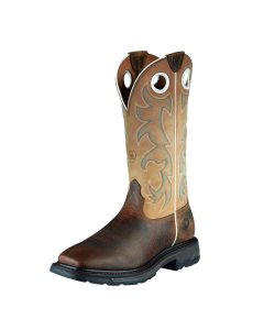 Bottes de Travail Ariat WorkHog Larges Square Embout Alti Steel Embout Multicolore | 293106QTS