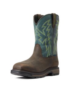 Bottes de Travail Ariat WorkHog XT BOA Imperméables Carbon Embout Marron | 346720YLK