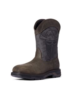 Bottes de Travail Ariat WorkHog XT Incognito Carbon Embout Cafe | 541672WSH