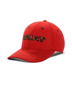 Casquettes Ariat Cheetah logo Rouge | 905786BMJ