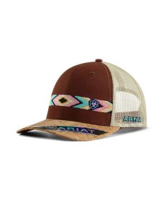 Casquettes Ariat Diamond Embroidery Marron | 290846THN