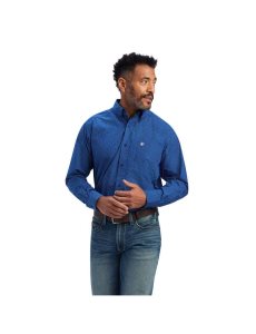 Chemises De Costume Ariat Benedict Classiche Fit Bleu | 164279TQS