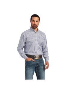 Chemises De Costume Ariat Ilan Stretch Classiche Fit Blanche | 562837ZAV