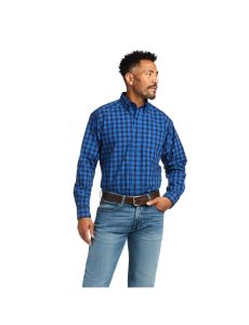 Chemises De Costume Ariat Pro Series Anthony Classiche Fit Bleu | 035147UGB