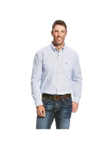 Chemises De Costume Ariat Pro Series Dayne Mini Stripe Bleu | 642897RBP