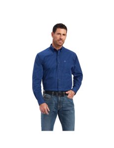 Chemises De Costume Ariat Pro Series Nelson Classiche Fit Bleu | 753186DKW