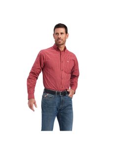 Chemises De Costume Ariat Pro Series Norwell Fitted Rouge | 428579RFP