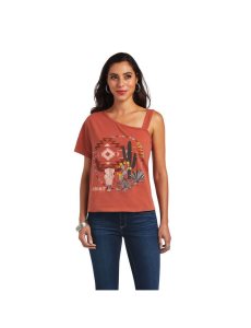 Hauts Ariat Around and Around Tee Multicolore | 928016EUK