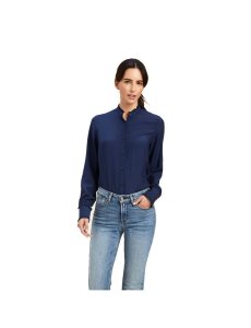 Hauts Ariat Clarion Blouse Bleu Marine | 721084FJX