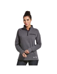 Hauts Ariat FR Rev 1/4 Zip Grise | 291573DKA