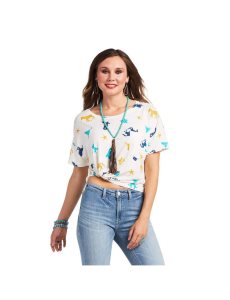 Hauts Ariat Mojave Tee Multicolore | 745689HKZ