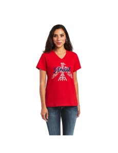 Hauts Ariat REAL Firebird Tee Multicolore | 687430TNF