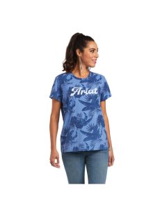 Hauts Ariat REAL Island Tee Grise | 871354ZHG