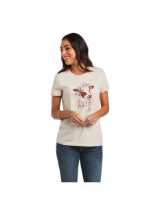 Hauts Ariat REAL Moo Tee Marron | 530964QKT