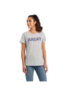 Hauts Ariat REAL Tribal Lore Relaxed Tee Grise | 862379BKX