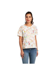 Hauts Ariat Rose Garden Tee Multicolore | 526978FQK