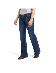 Jean Ariat Trouser Mid Rise Amaryllis Larges Leg Multicolore | 693142KAB