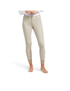 Pantalon Ariat Tri Factor Grip Knee Patch Breech Marron | 893725TKE