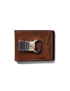 Portefeuilles Ariat Bifold with Clip Marron | 891264THO