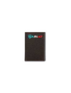 Portefeuilles Ariat Mexico logo trifold Marron | 573196RAL