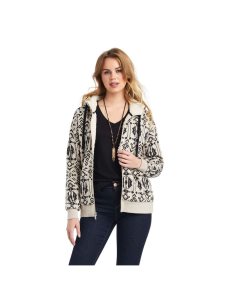 Sweat À Capuche Ariat REAL Sherpa Full Zip Multicolore | 370496NLJ