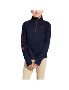 Sweats Ariat Tek Team 1/2 Zip Bleu Marine | 617935GVK