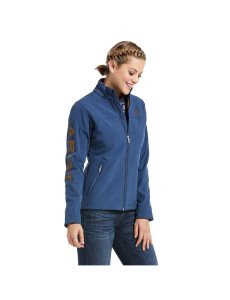 Vestes Ariat New Team Softshell Bleu | 965207TOC