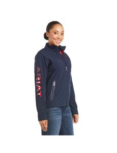 Vestes Ariat New Team Softshell Bleu Marine | 137956CKU