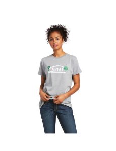 Vêtements De Travail Ariat Rebar Coton Strong Farm Graphique T Shirts Grise | 089153TCR