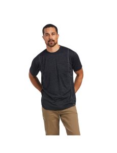 Vêtements De Travail Ariat Rebar Evolution Athlétiques Fit T Shirts Noir | 465073BYW