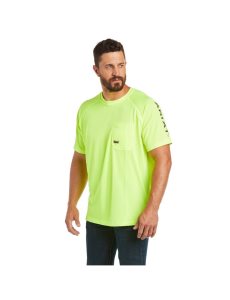 Vêtements De Travail Ariat Rebar Heat Fighter T Shirts Vert Clair | 249731DKN