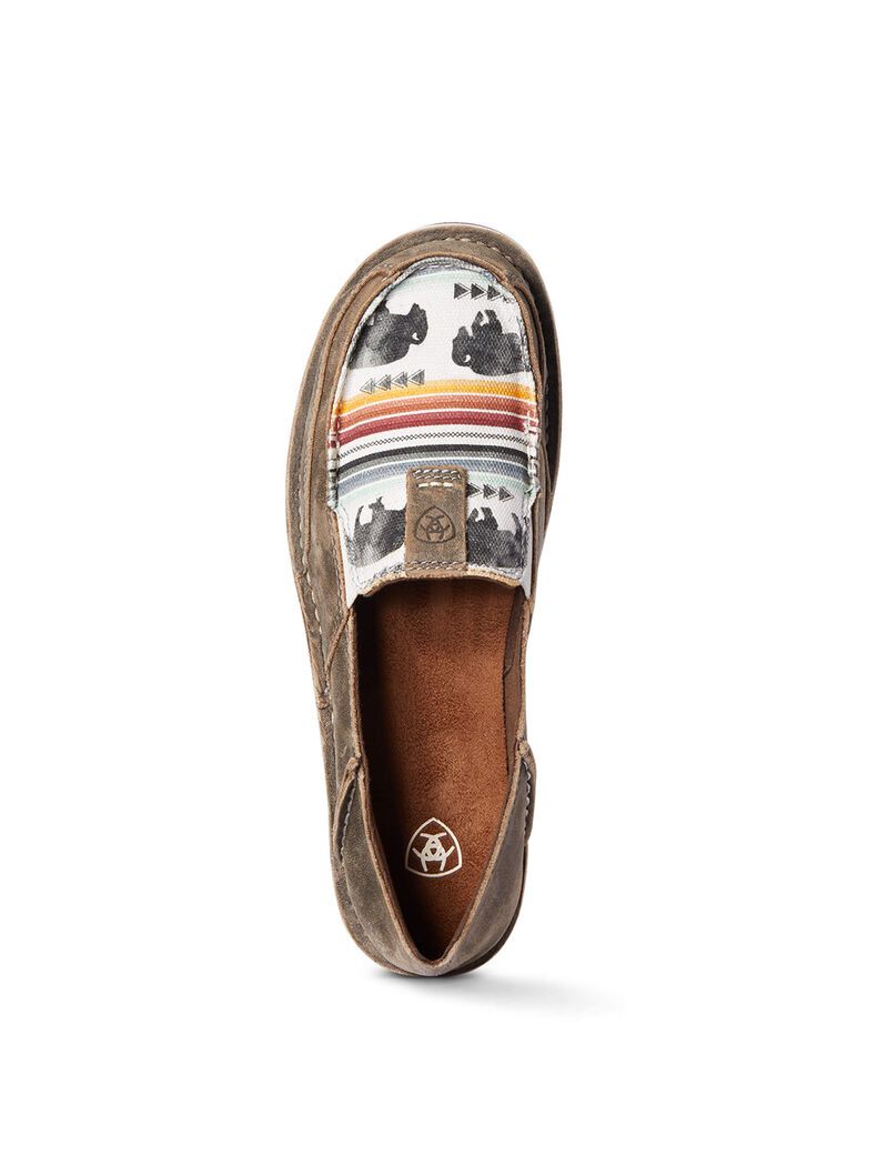 Baskets Ariat Cruiser Beige Grise Marron | 816032NMZ