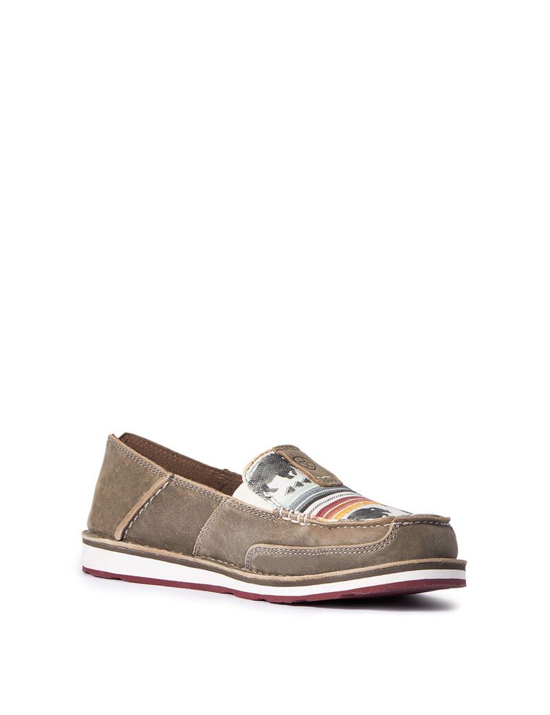 Baskets Ariat Cruiser Beige Grise Marron | 816032NMZ