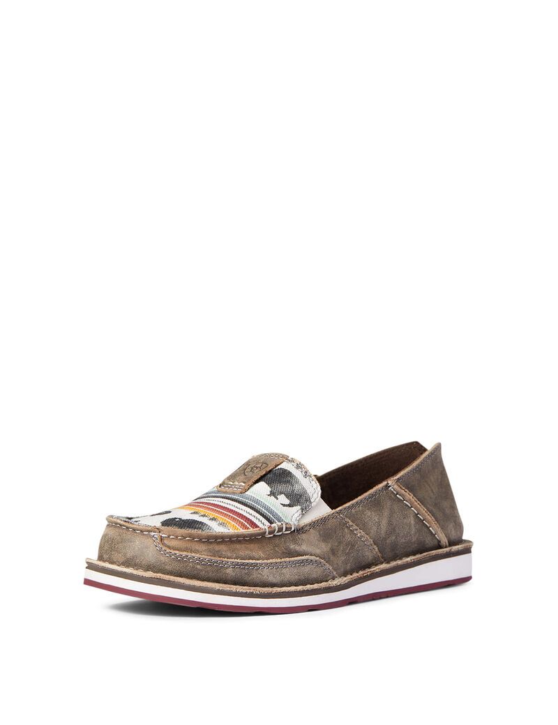 Baskets Ariat Cruiser Beige Grise Marron | 816032NMZ