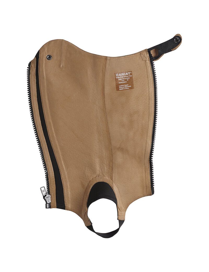 Bottes D'équitation Ariat Close Contour Chap Half Chap Noir | 734168RMC